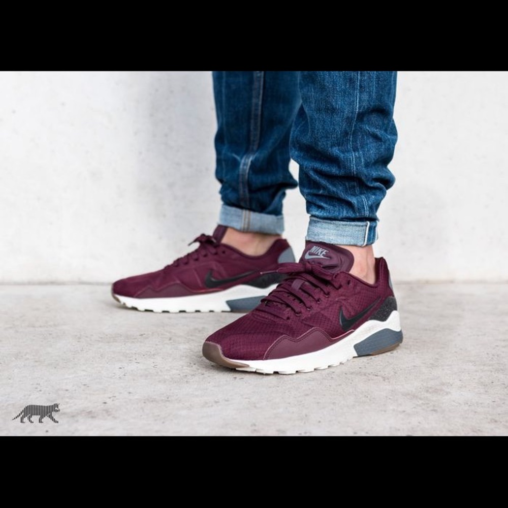 Nike Burgundy and Black Sneakers